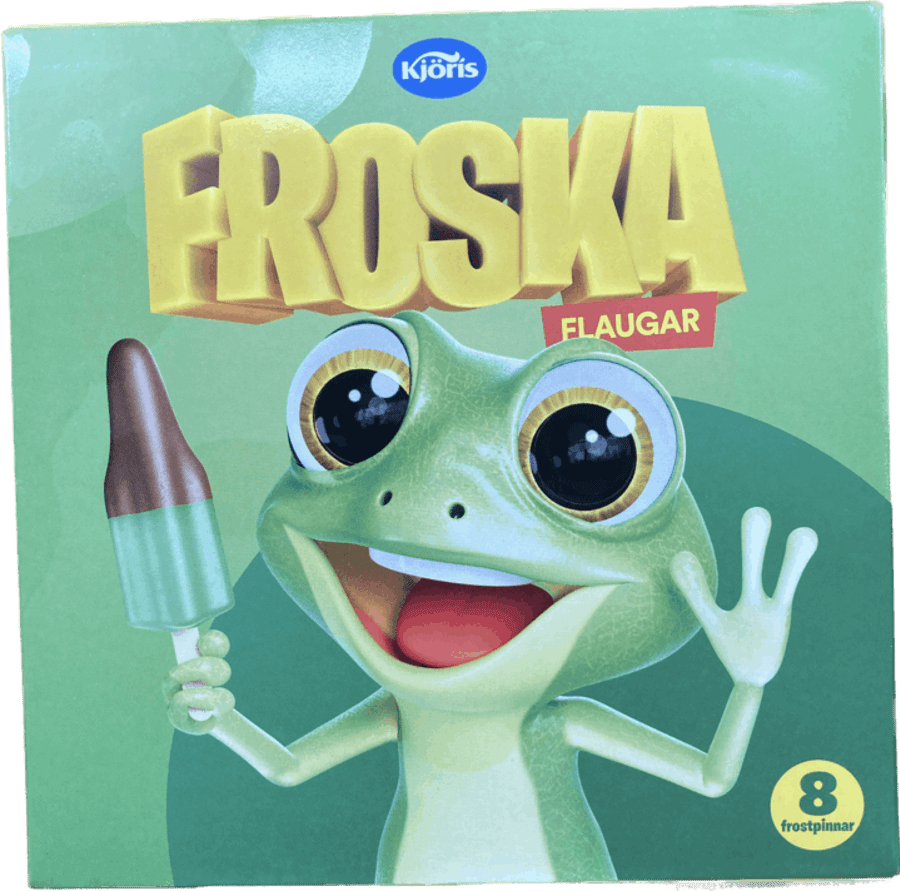 Kjörís froska flaugar 8 stk