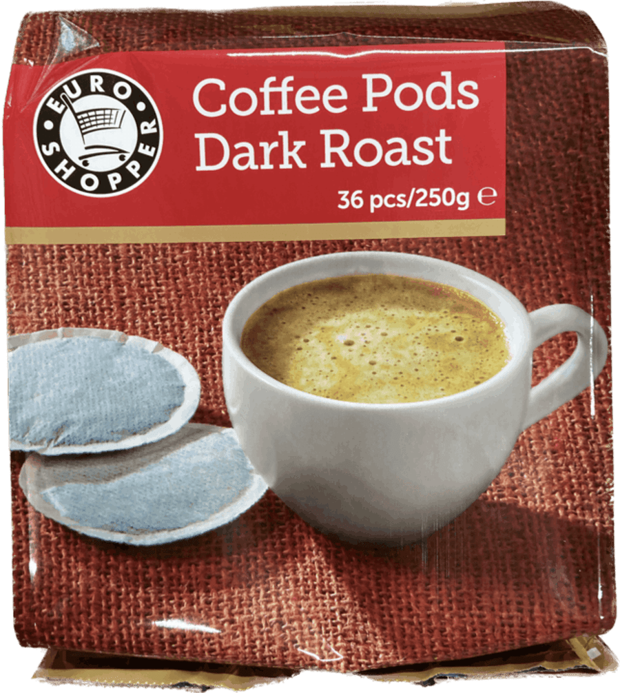 E.s dark roast púðar 36 stk