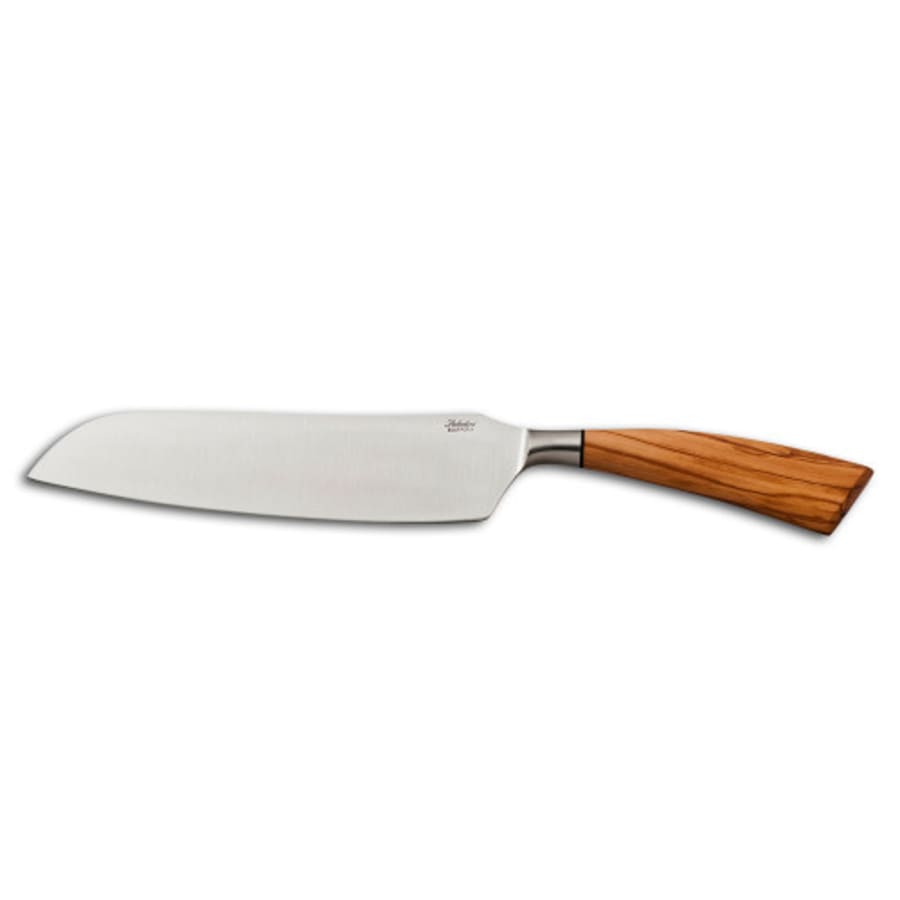 Saladini Santoku 21 cm - Ólífuviður