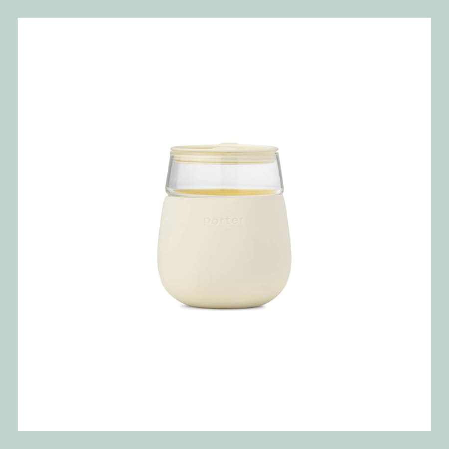 Porter glas með loki – Cream