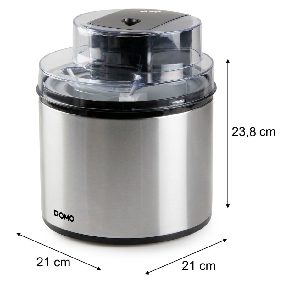 Ísgerðarvél Domo Stál 2 lítra