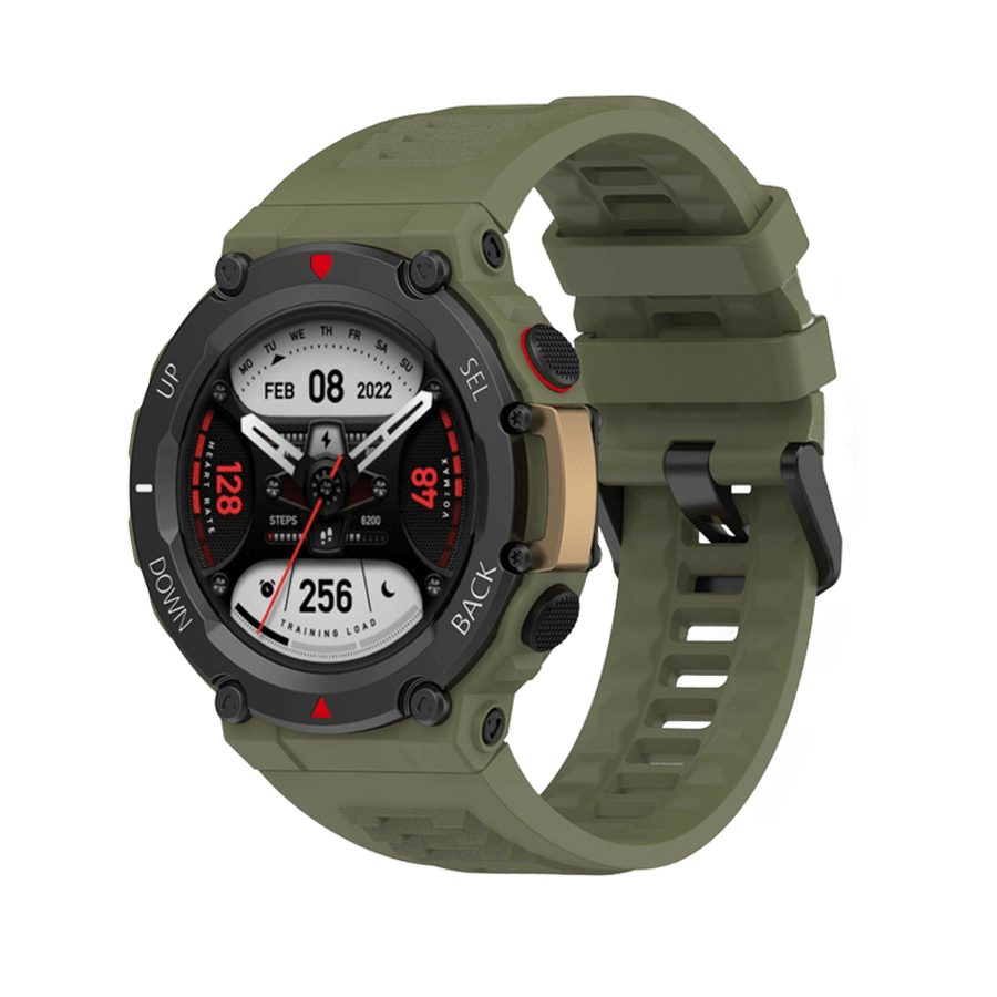 Amazfit T-Rex 2 (W067) - Græn sílíkon ól