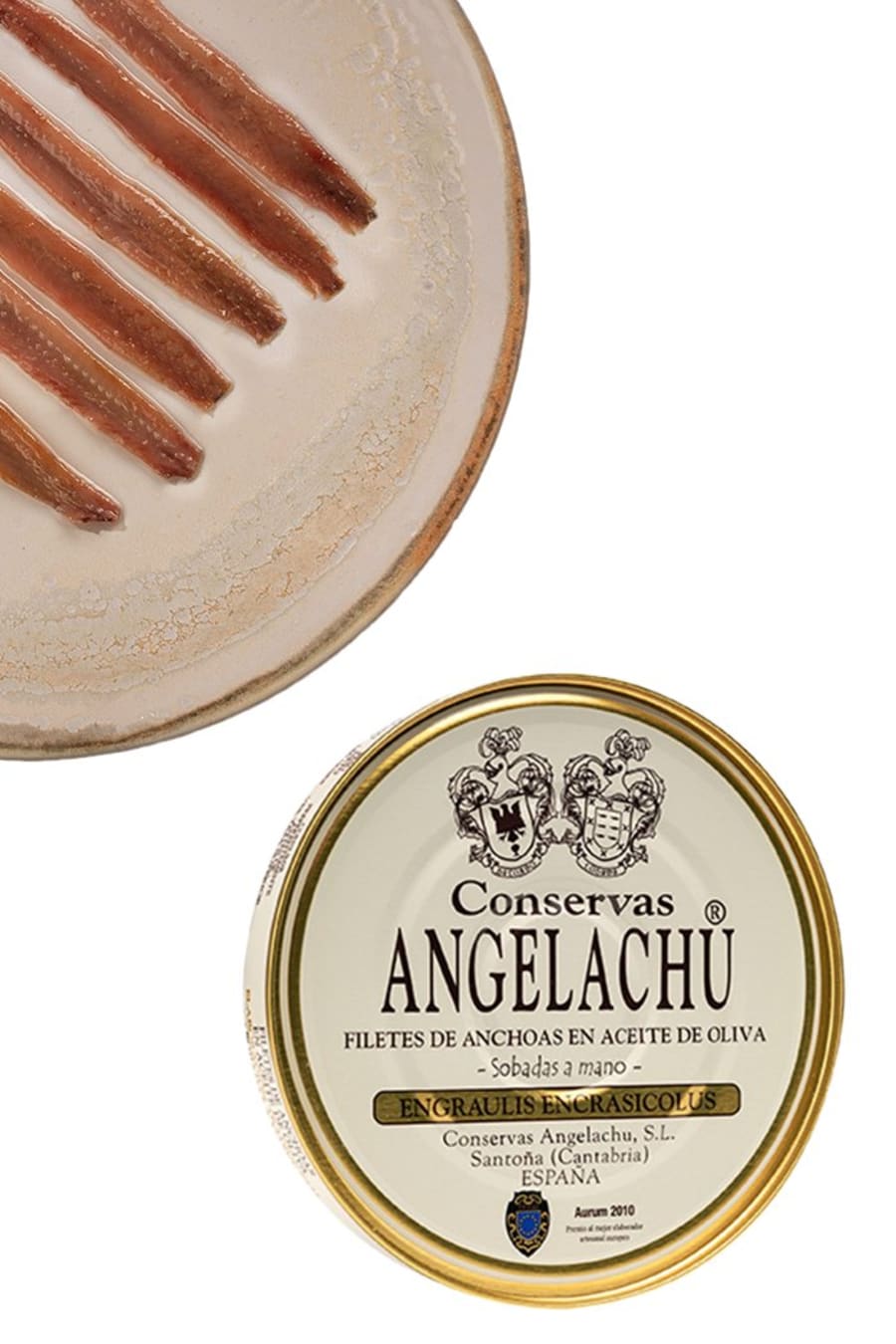 Angelachu Ansjósur í ólífuolíu - 180 gr.