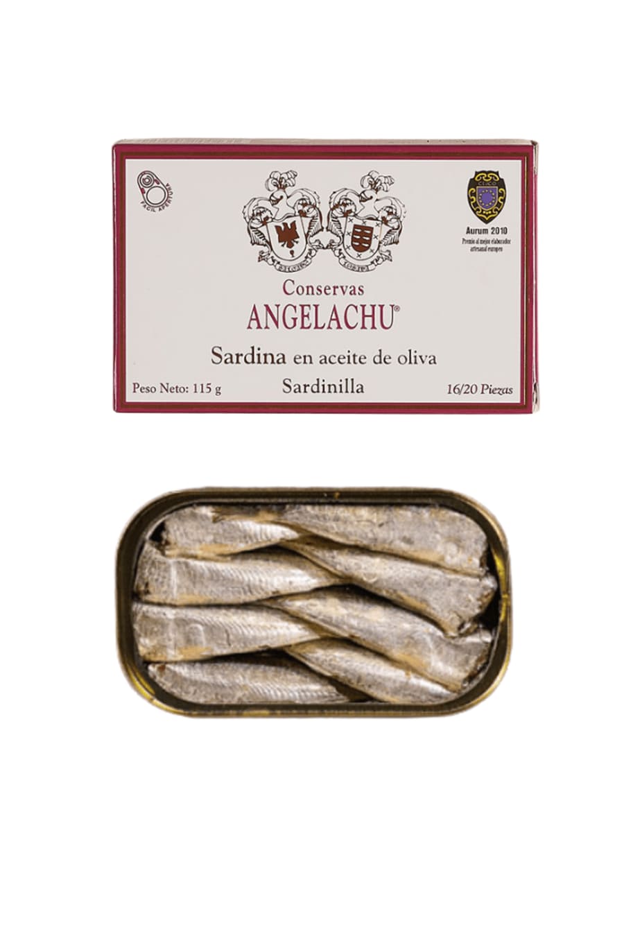 Angelachu Sardínur í ólífuolíu - 115 gr.