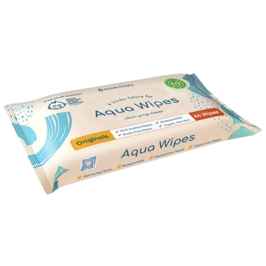 Aqua Wipes Originals – Wet Wipes blautþurrkur 64stk