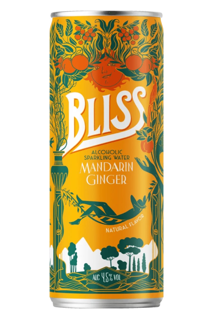 Bliss Hard Seltzer Mandarin Ginger / 6 dósir