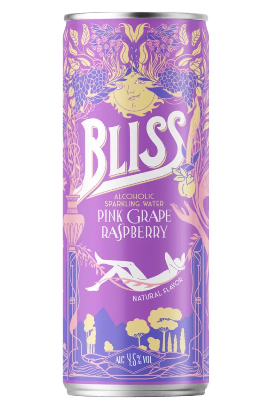 Bliss Hard Seltzer Pink Grape Raspberry / 6 dósir