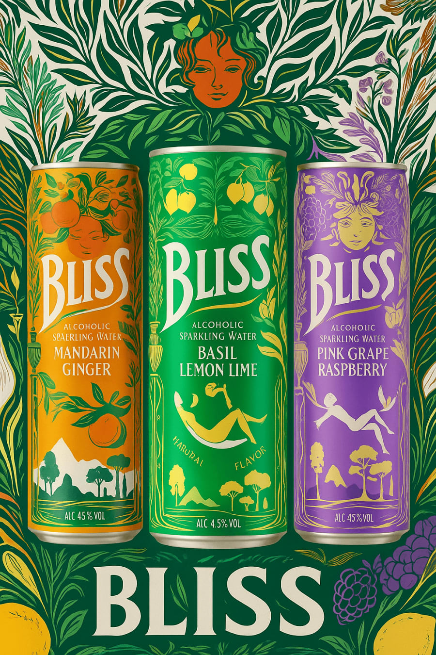 Bliss smakkpakki / 6 dósir