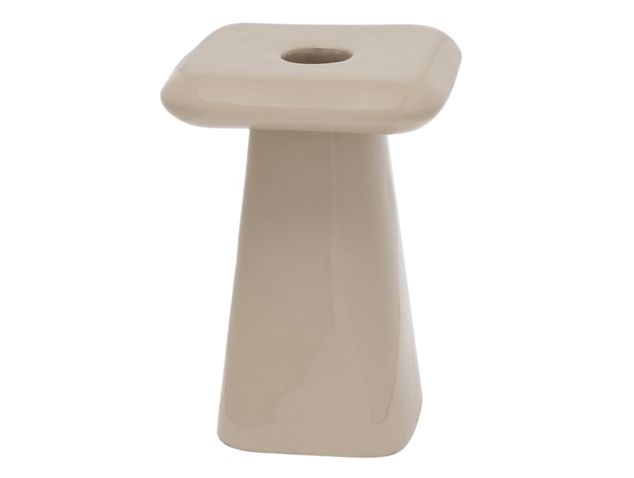 Candle Holder Roca Medium Warm Grey