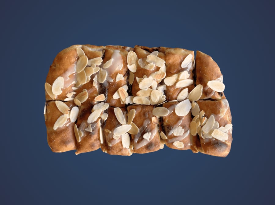 Chocolate-almond dessert breadsticks