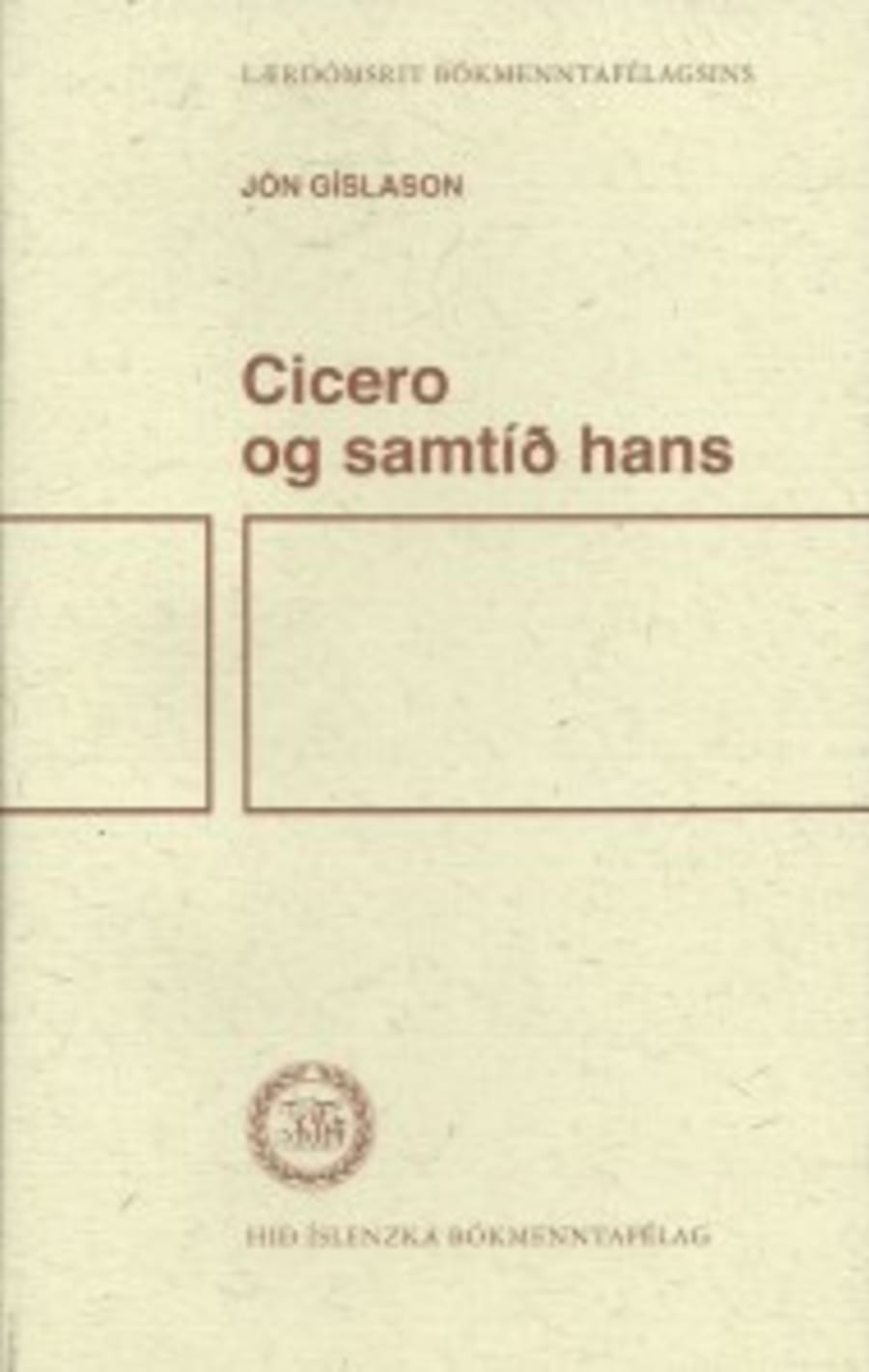 Cicero og samtíð hans