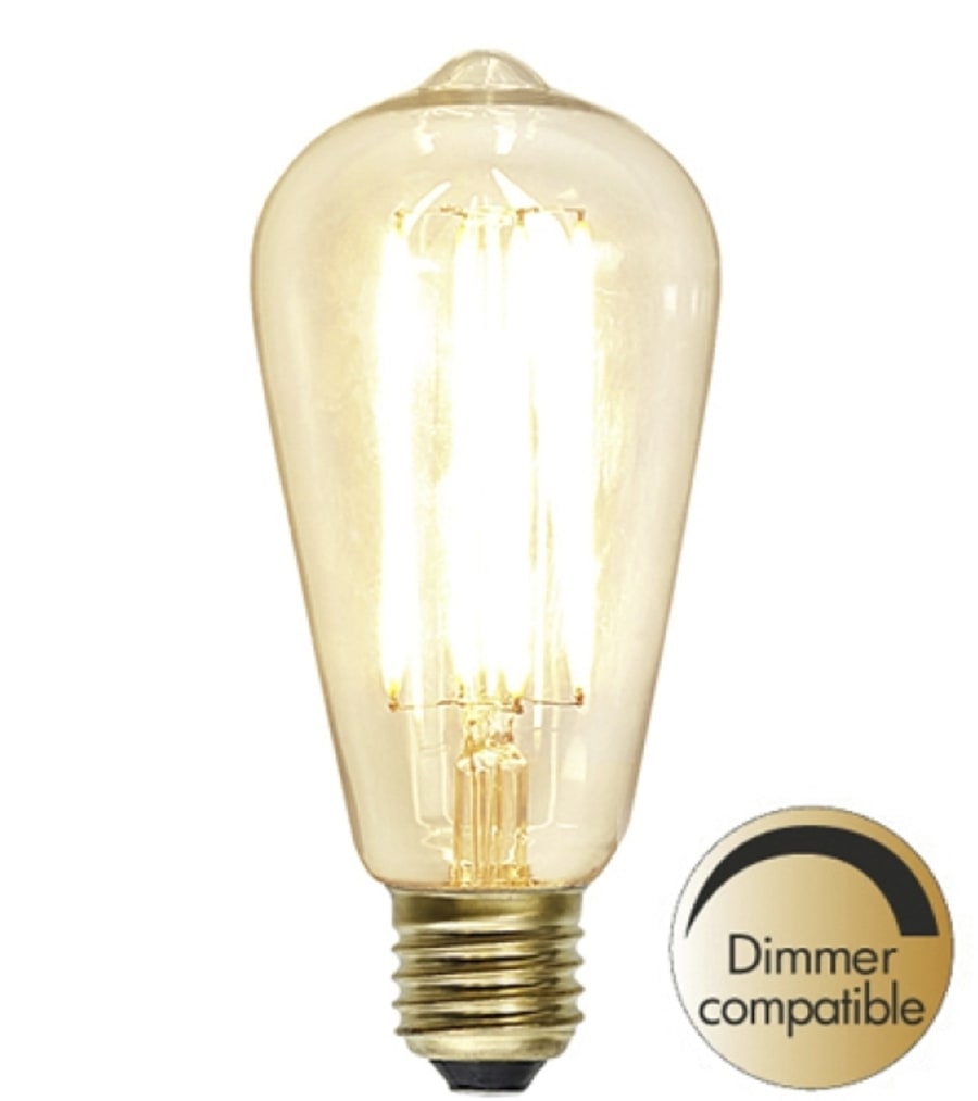 DecoDecoration LED Clear E27 2200K 320lm Dimmer comp.
