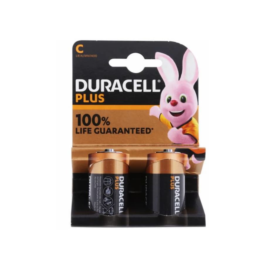 Duracell Rafhlöður - C 2 stk