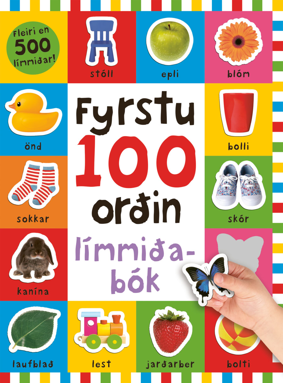 Fyrstu 100 orðin - límmiðabók