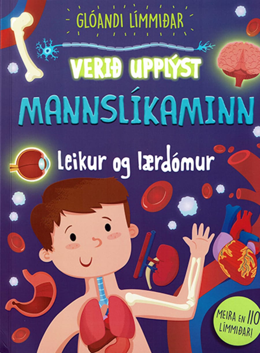 Glóandi límmiðar - Mannslíkaminn