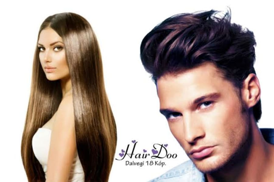 Herra- eða dömuklipping ásamt hárþvotti og höfuðnuddi