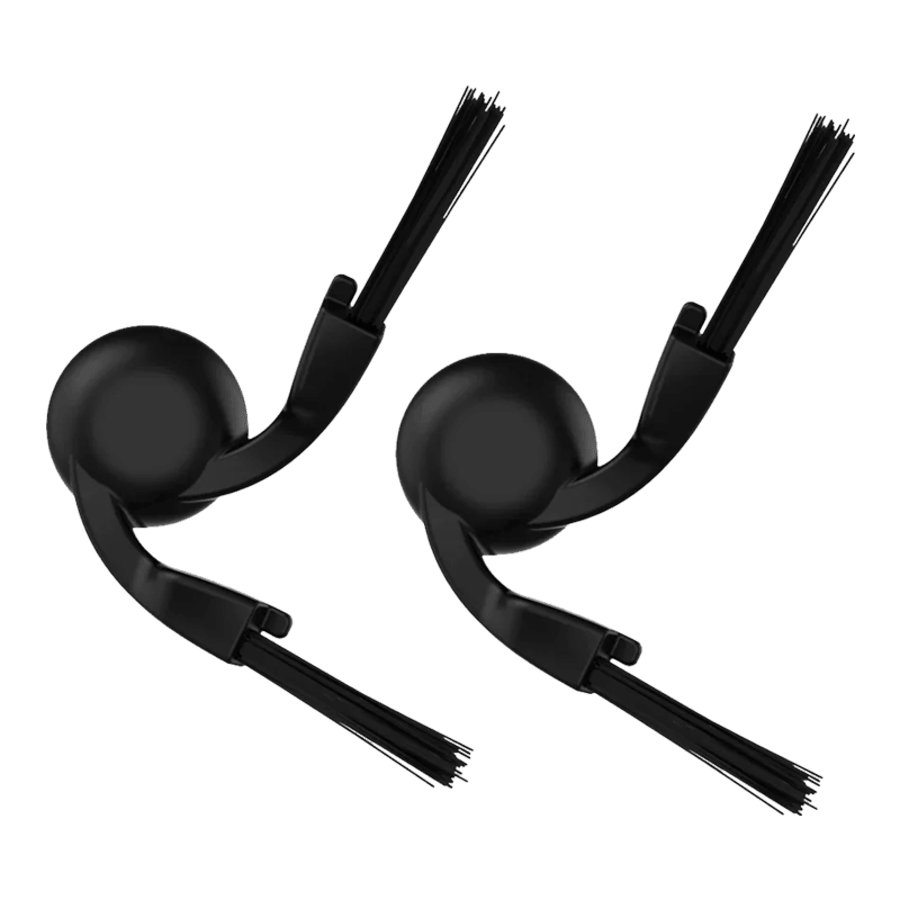 Hliðarbursti vínil (svartur) 2stk/pk - Xiaomi Robot Vacuum S40 / S40 Pro / 5 / 5 Pro