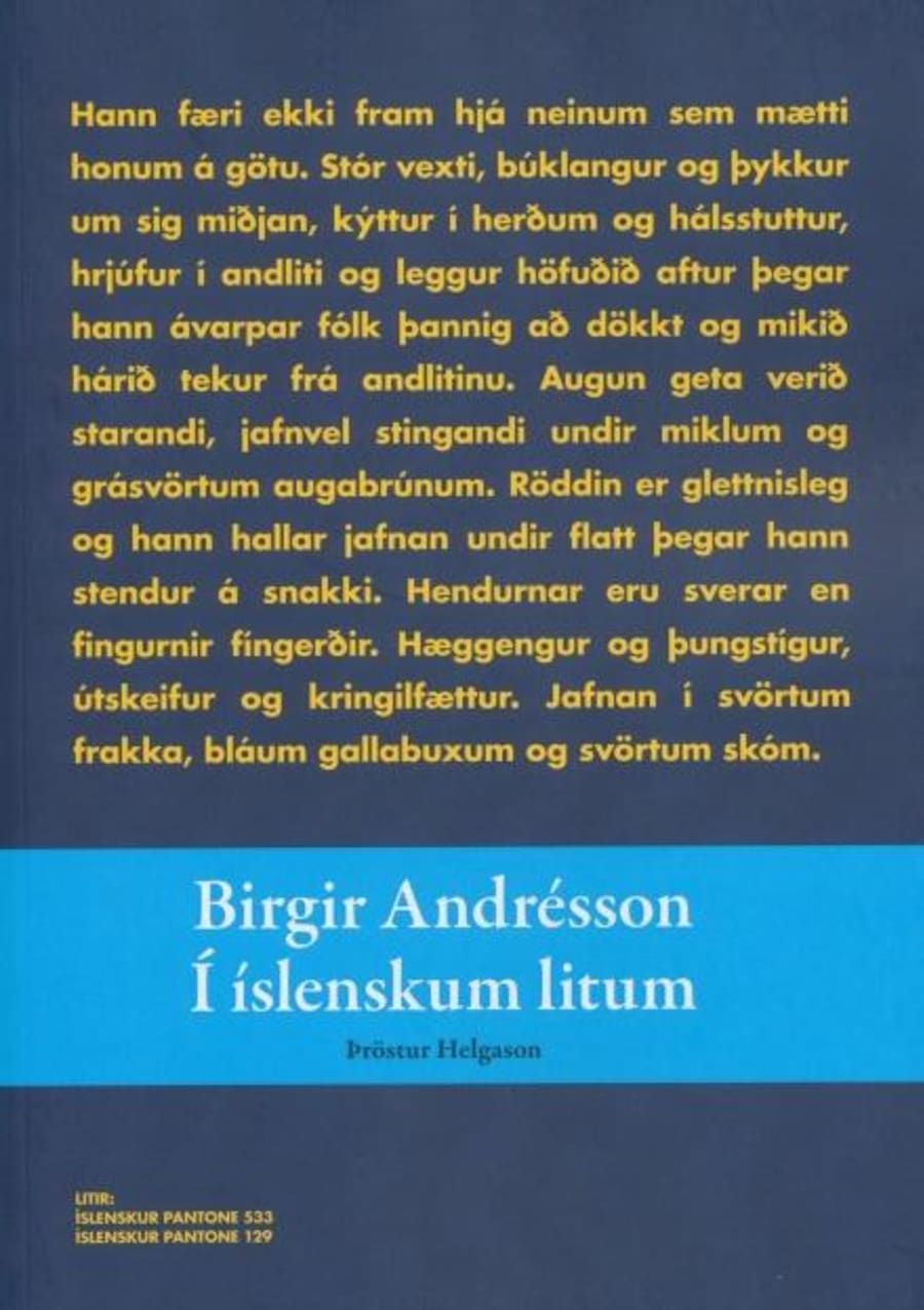 Birgir Andrésson: Í íslenskum litum