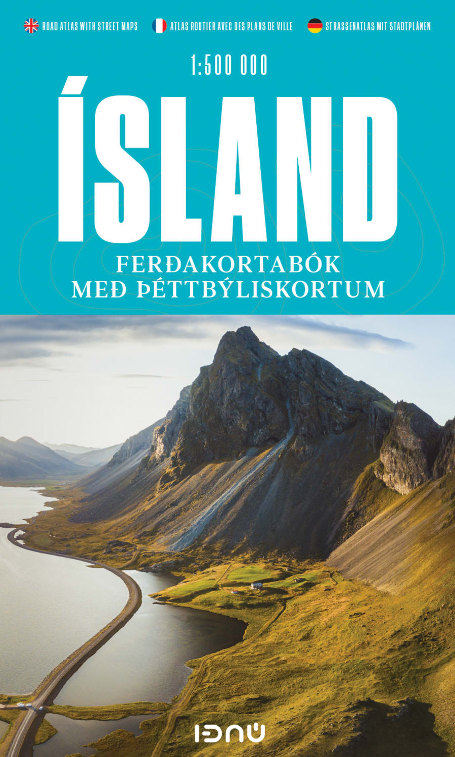 Ísland - Ferðakort með þéttbýliskortum - 1:500.000