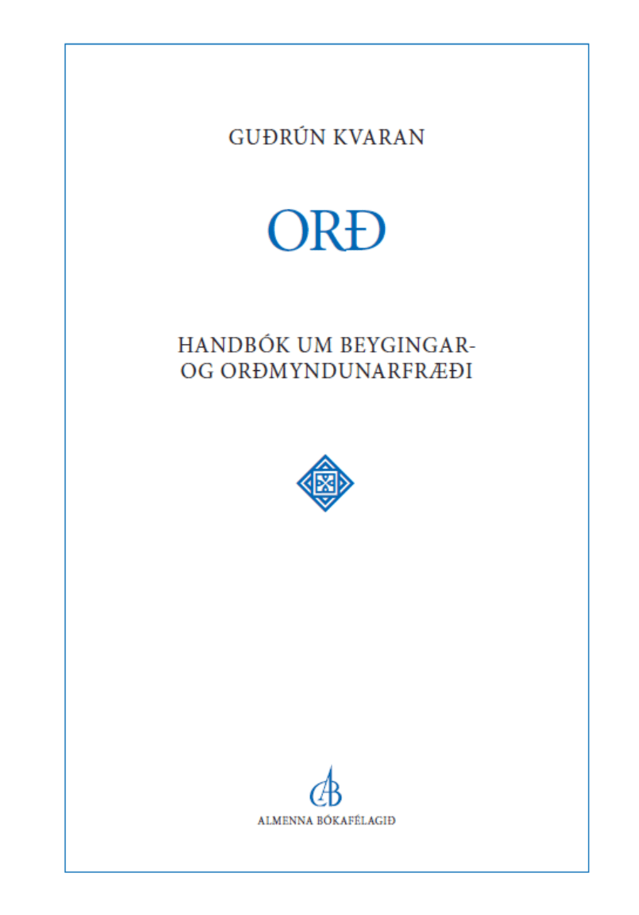 Íslensk tunga: Orð - II. bindi - PDF skjal