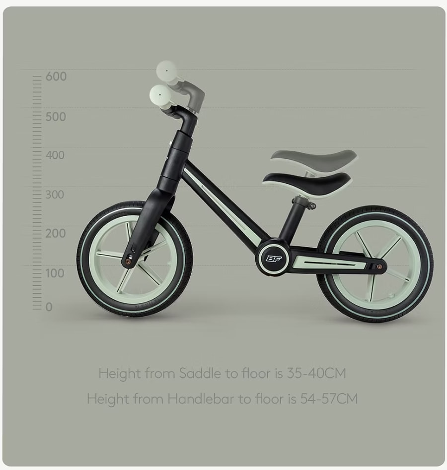 Jafnvægishjól – samanbrjótanlegt, tveir litir