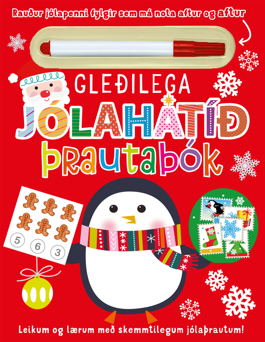 Gleðilega jólahátíð þrautabók