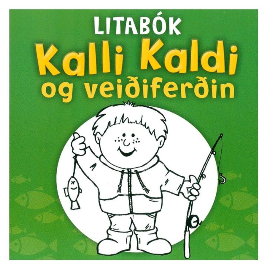 Kalli kaldi og veiðiferðin - litabók