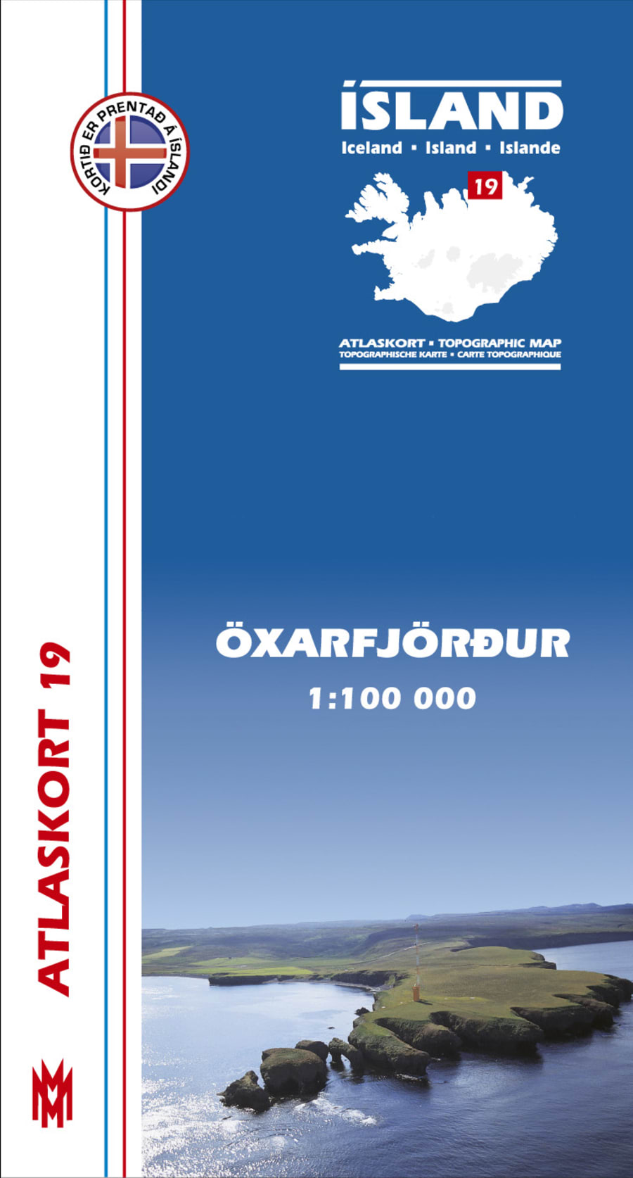 Öxarfjörður 1:100 000 - Atlaskort 19
