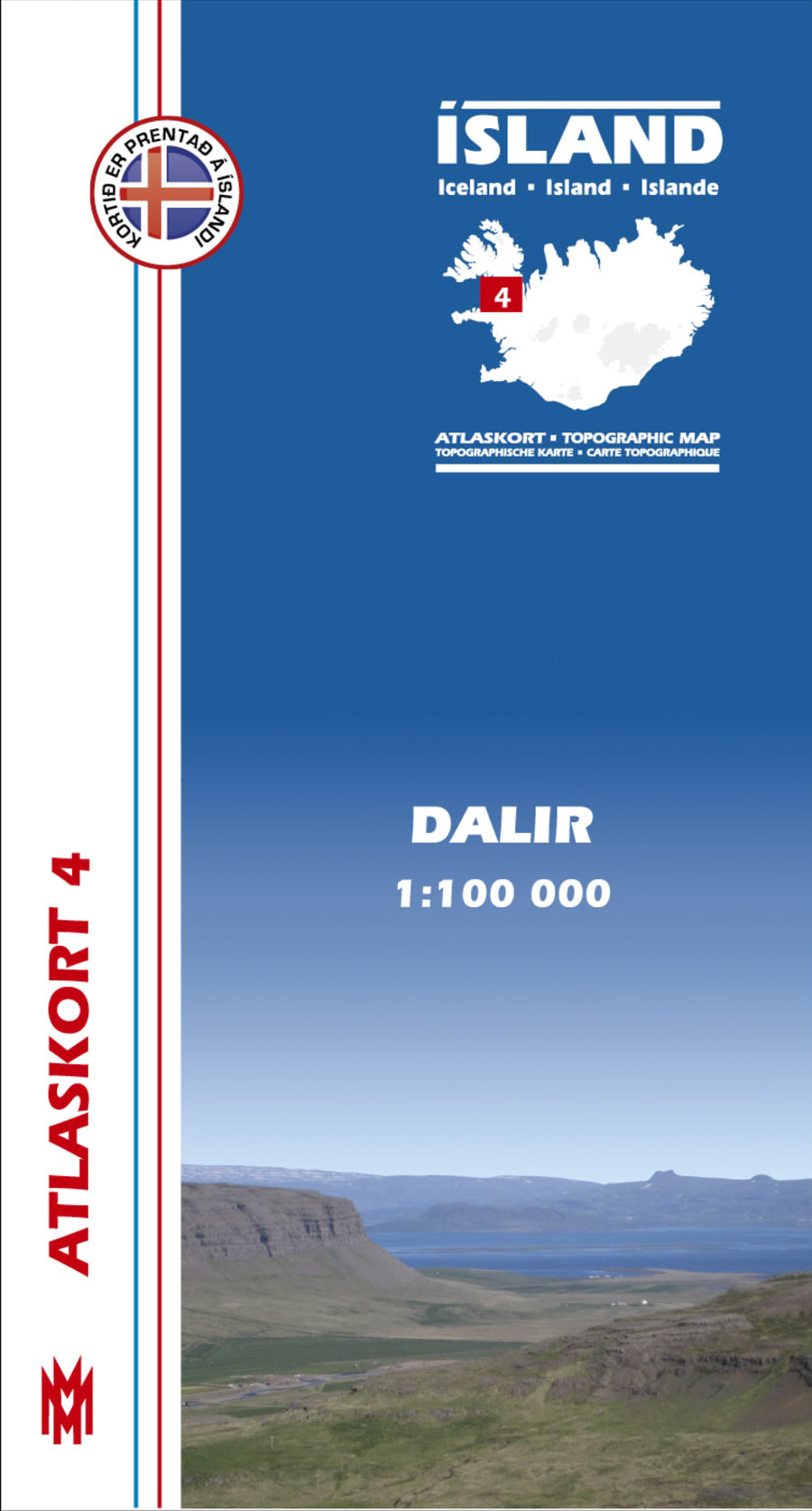 Dalir 1:100 000 - Atlaskort 4