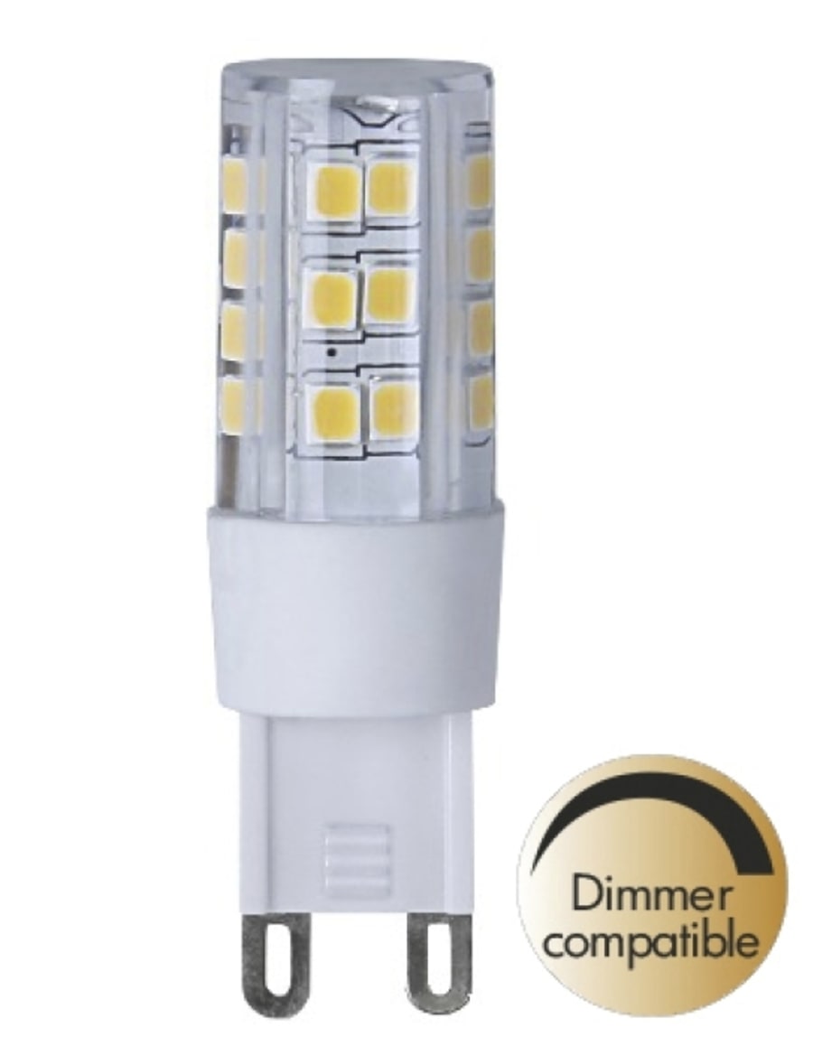 LED Clear G9 2700K 360lm Dimmer comp.