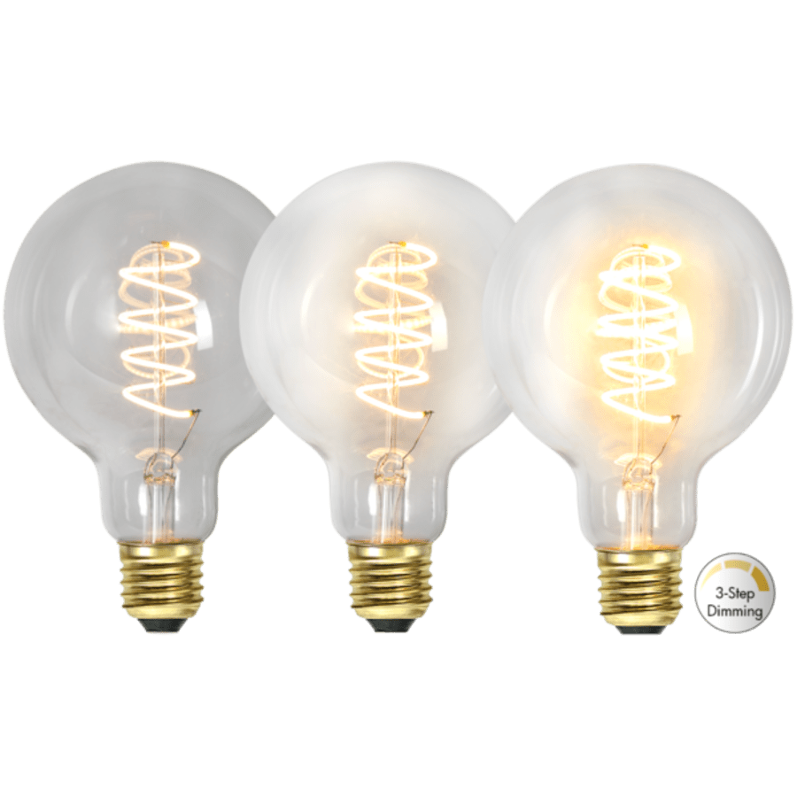 LED LAMP E27 G95 3-STEP CLICK