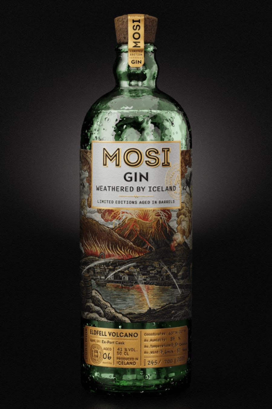 Mosi Gin / Eldfell / úr Portvíns tunnu
