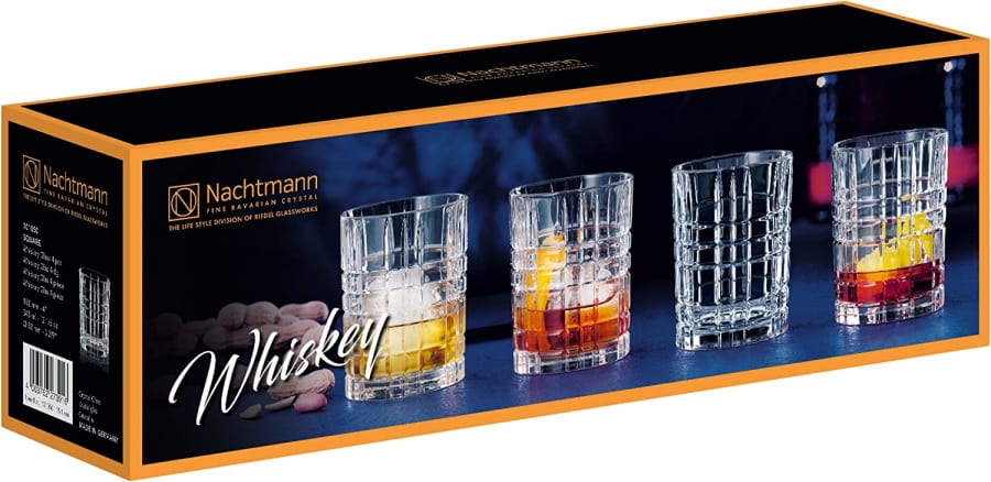 Nachtmann Square Whiskyglös 34,5 cl. - 4 stk.