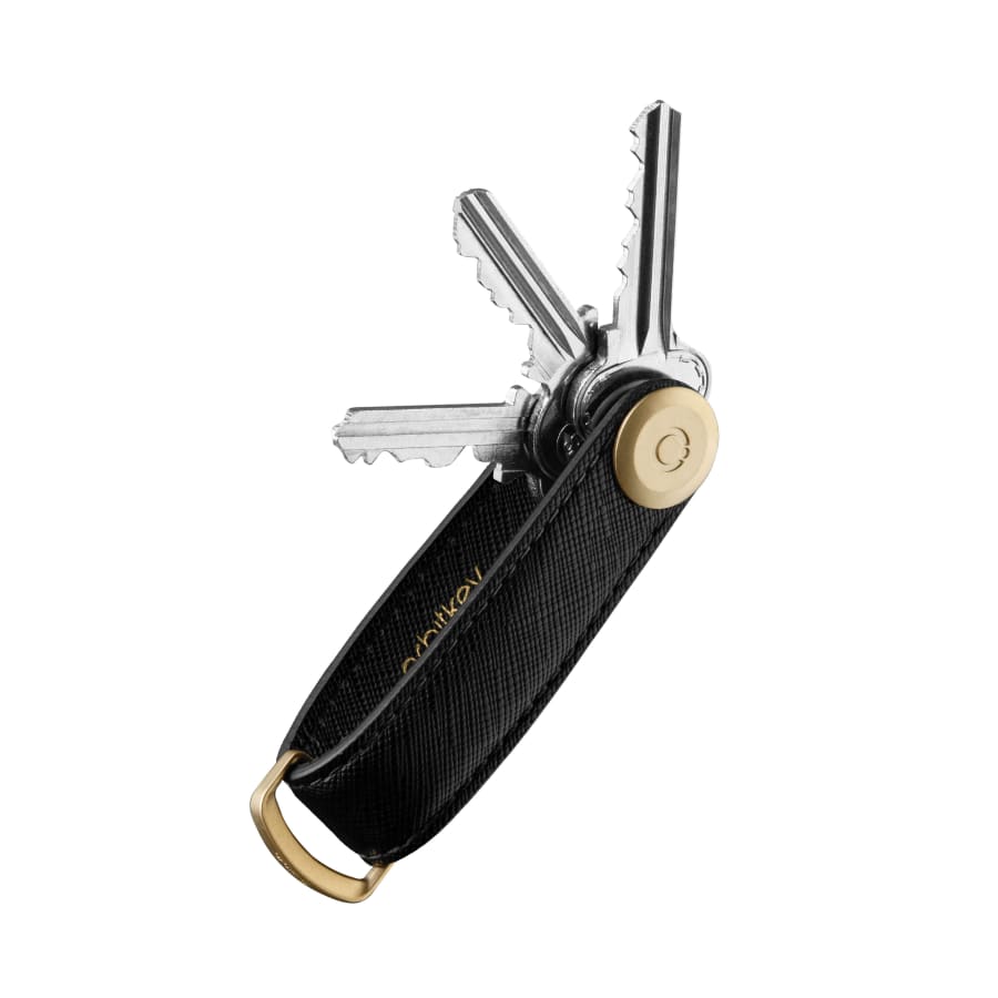 Orbitkey - Saffiano Leather Liquorice Black
