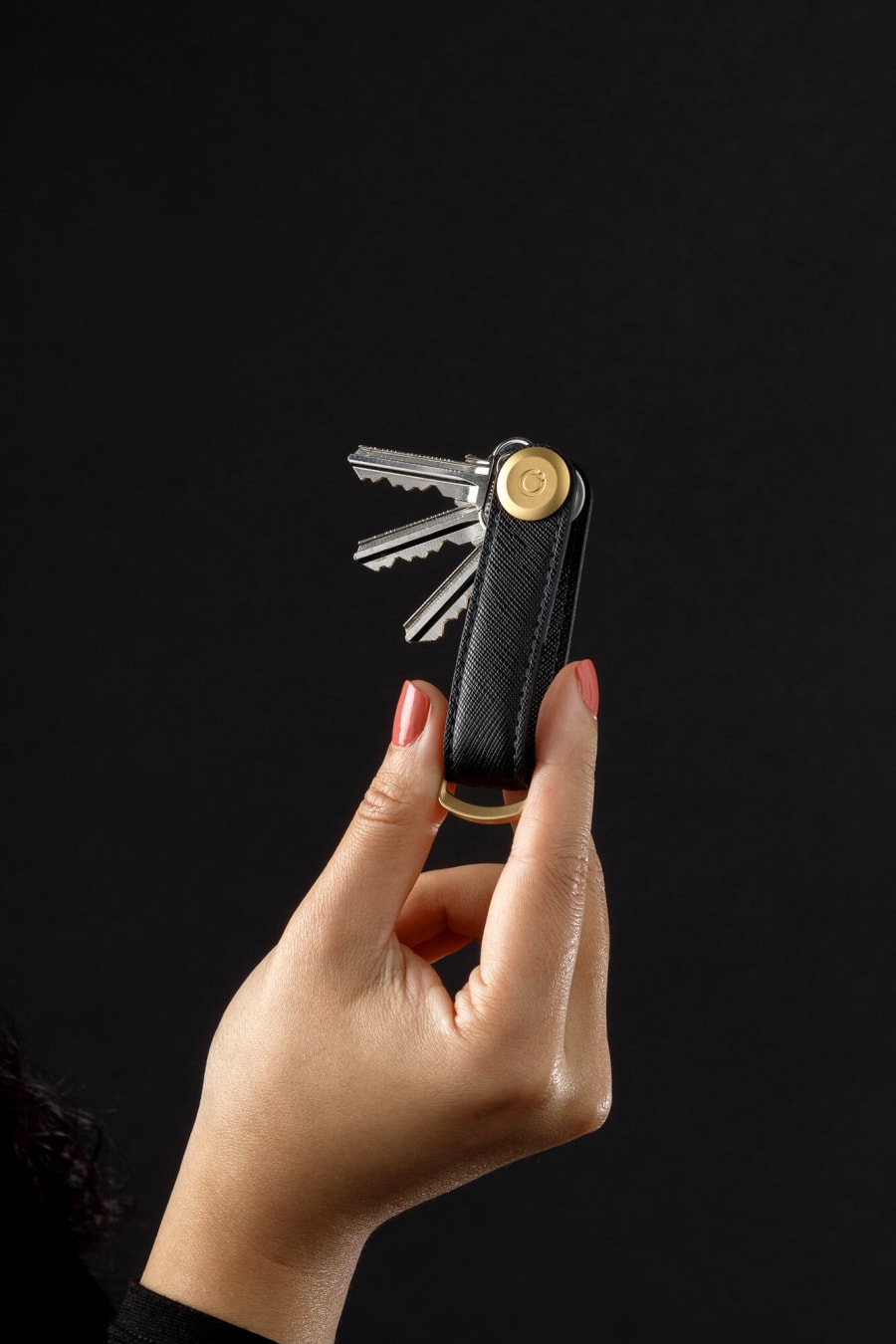 Orbitkey - Saffiano Leather Liquorice Black