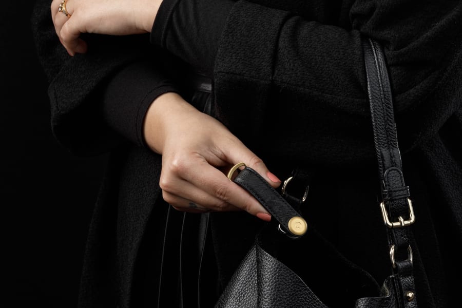 Orbitkey - Saffiano Leather Liquorice Black