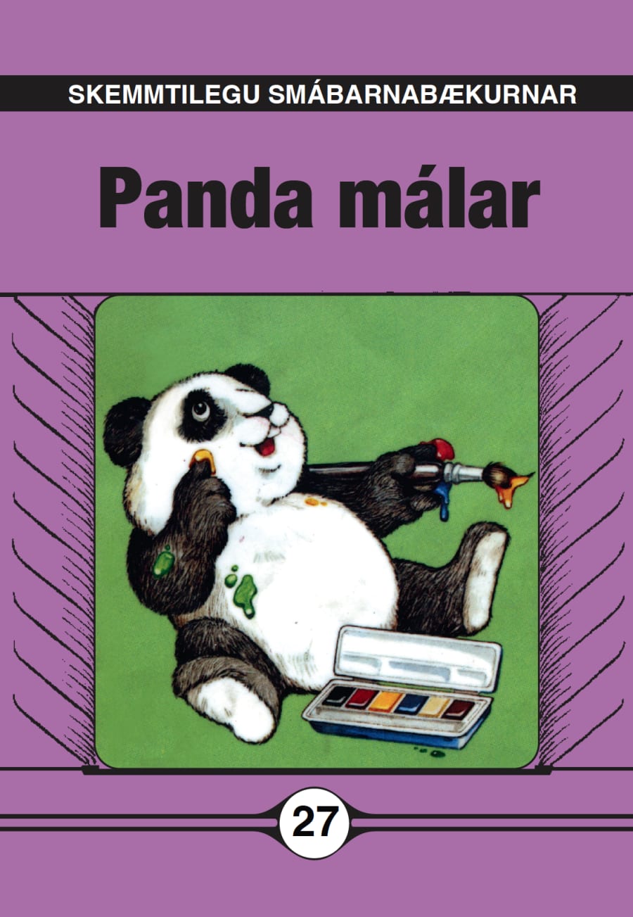 Panda málar