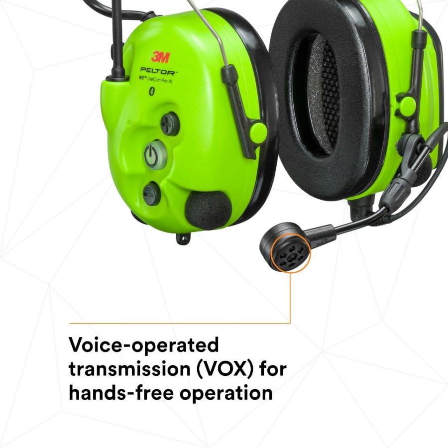 Peltor LiteCom WS PRO III HiViz