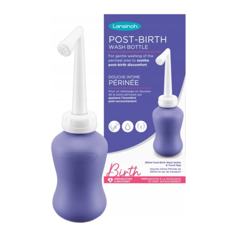 Post birth wash bottle