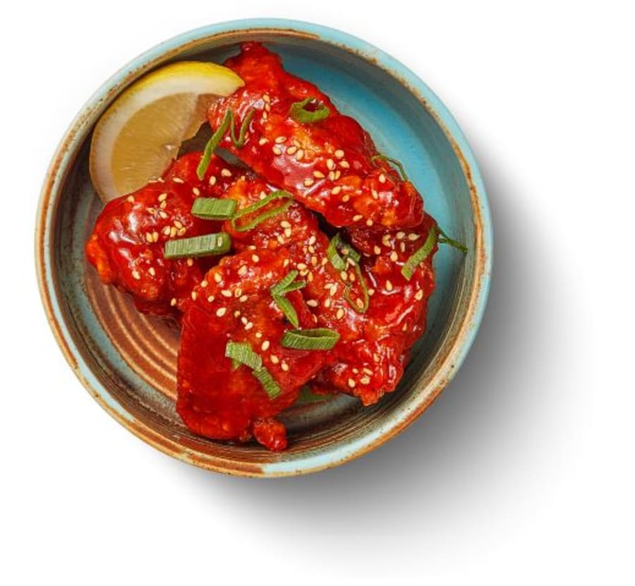 Kóreskir vængir með chili sósu