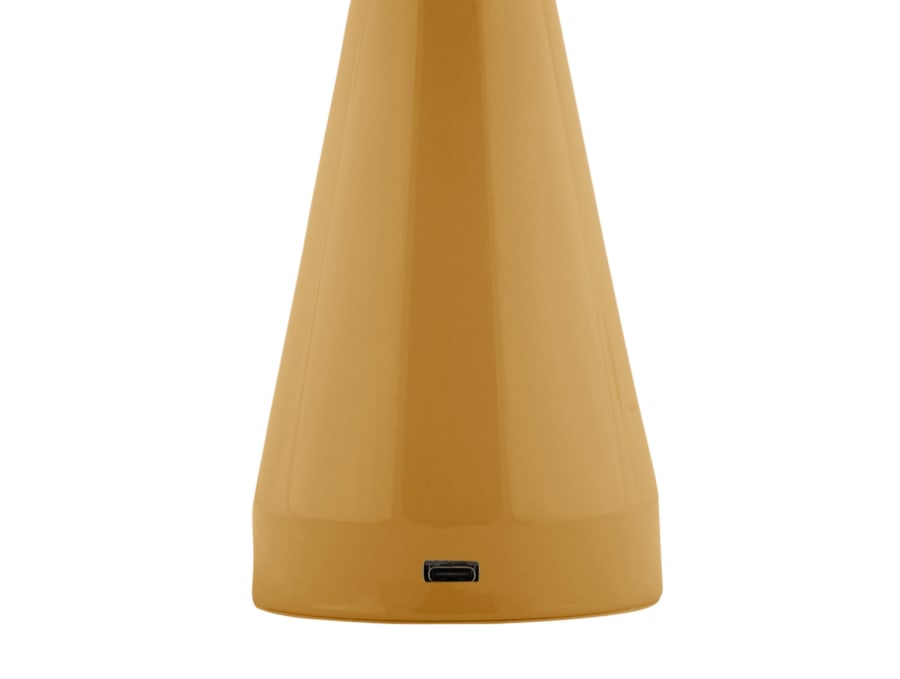 Rachel Hleðsluborðlampi Ochre Yellow