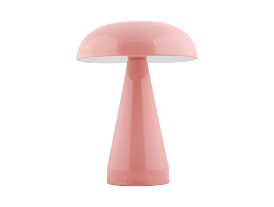 Rachel Hleðsluborðlampi Rose Tan