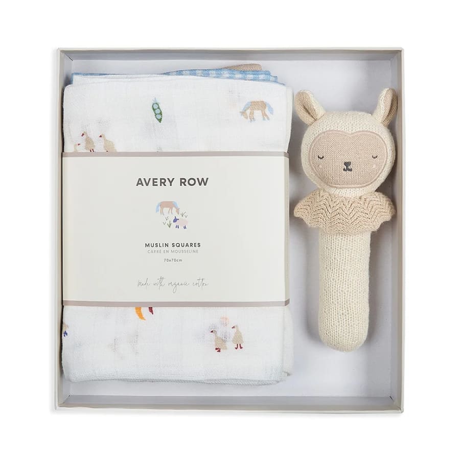 Rattle & Care New Baby Gift Set – Little Farm