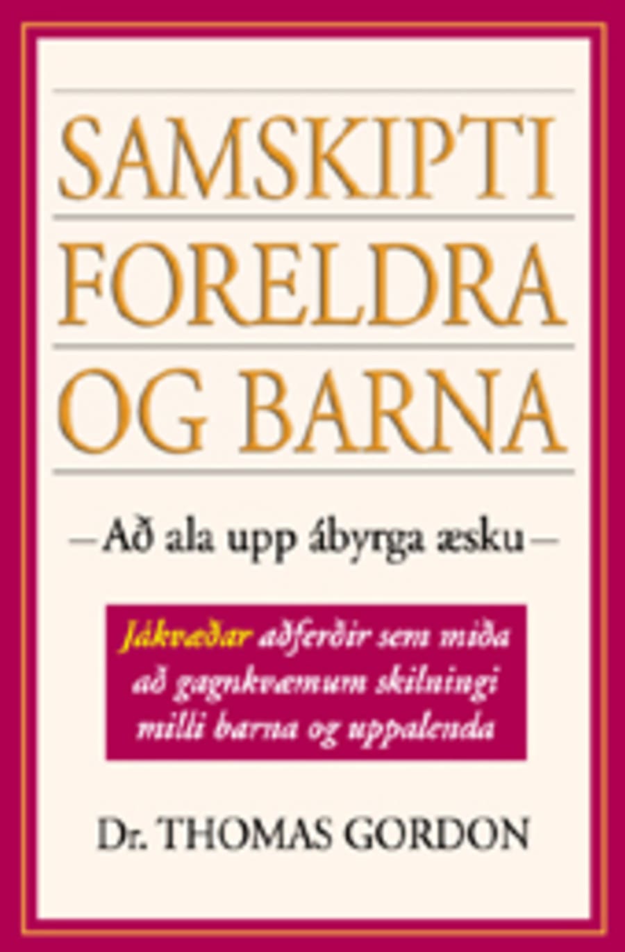 Samskipti foreldra og barna