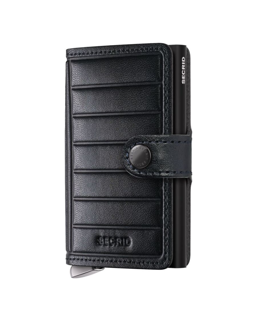 Secrid Miniwallet - Emboss Lines - Black