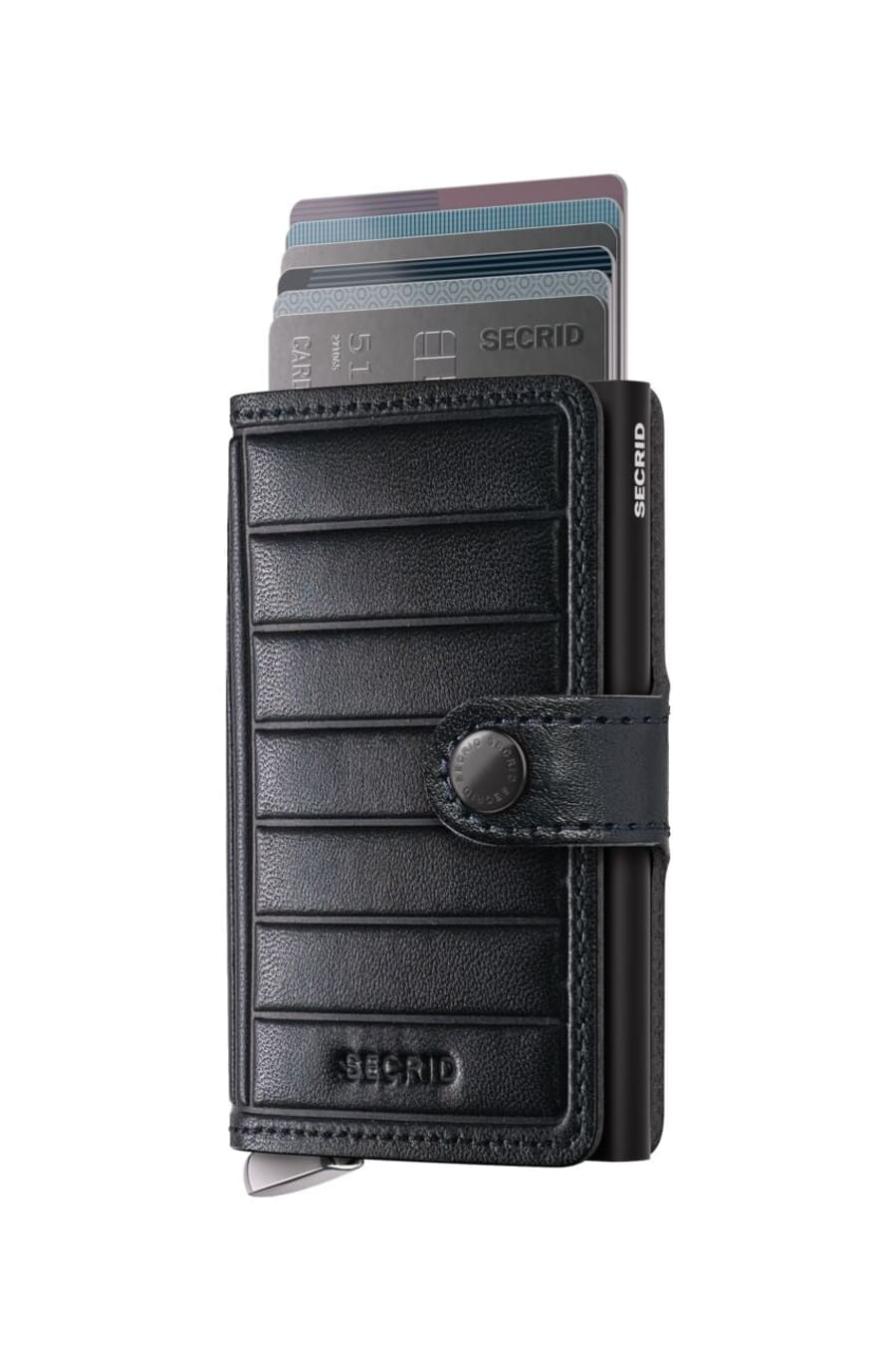Secrid Miniwallet - Emboss Lines - Black