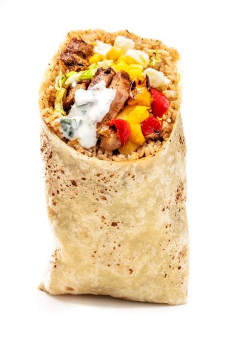 Kjúklinga-Feta Burrito