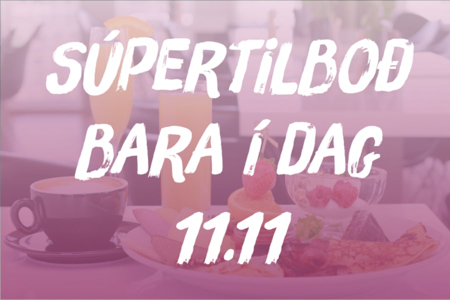 Singles Day Súpertilboð - Brunch fyrir tvo á SKÝ Restaurant & Bar