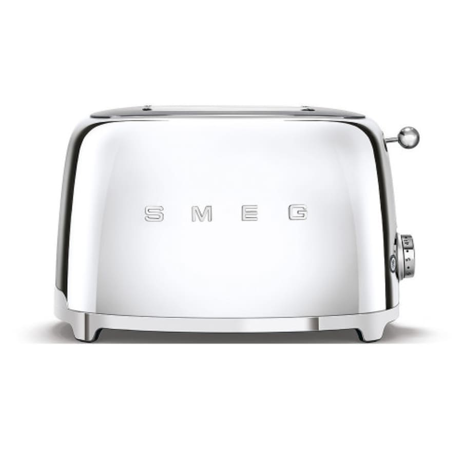 Smeg brauðrist fyrir 2 sneiðar retro style - stál.