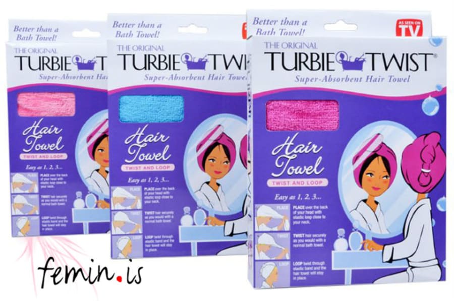 Femin.is - Turbie twist handklæðin einstöku